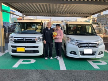 スペーシア　ご納車ありがとうございました！